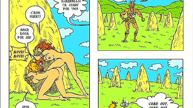 Horny Teen Anime Threesome With Big-Busted MILF In Crazy XXX World