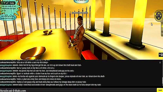 Caylee Greek Seduces in 3D Anime Porn Game for Intense IMVU Action