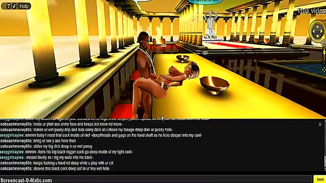 Caylee Greek Seduces in 3D Anime Porn Game for Intense IMVU Action
