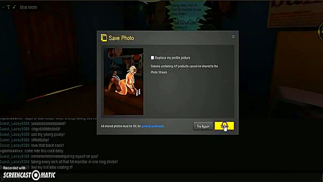 Lacey Blue Rides Cock in Vibrant 3D Anime Game Adventure