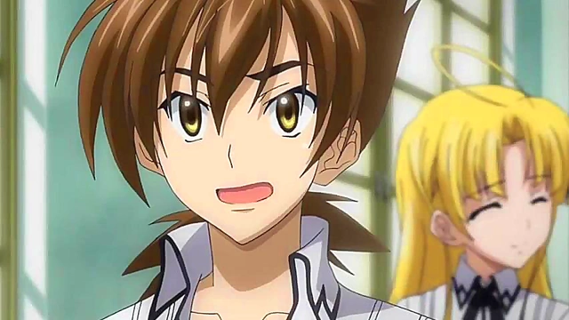 Horny Anime Couple Engages in Ecchi Sex with Steamy Passion