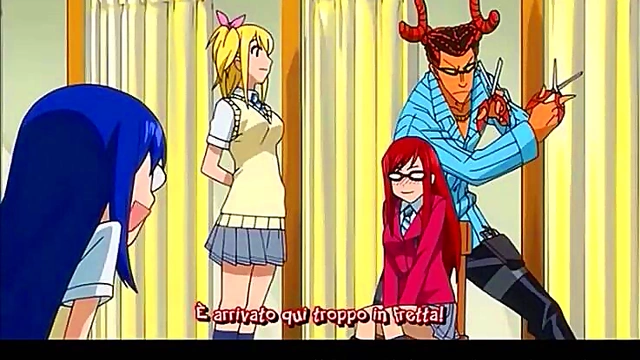 Funny Moments & Fan Service from Fairy Tail OVA 1 - Hot Anime Girls Tease!