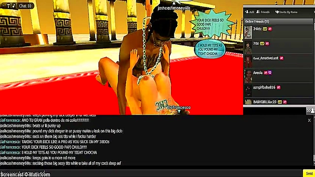 Greek Goddess LIA Fucks in 3D Anime Porn Adventure Game Fantasy(IMVU)