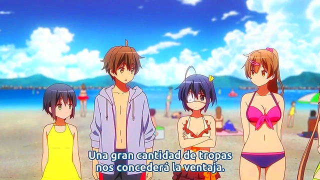 Romantic Chuunibyou Anime Couple Share Intense Hentai Love Scene