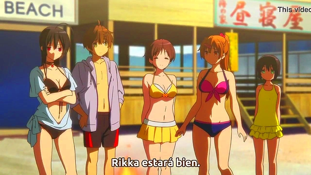 Romantic Chuunibyou Anime Couple Share Intense Hentai Love Scene