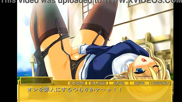 Horny Sister Rosetta Seduces With Eroge Hentai Action