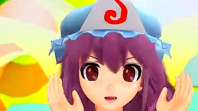Touhou MMD Yuyu Dances Seductively in Anime Hentai Fantasy