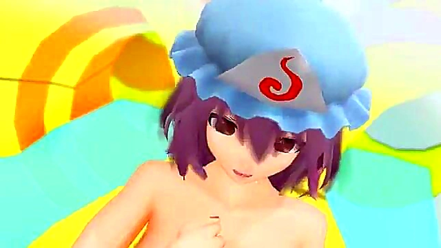 Touhou MMD Yuyu Dances Seductively in Anime Hentai Fantasy