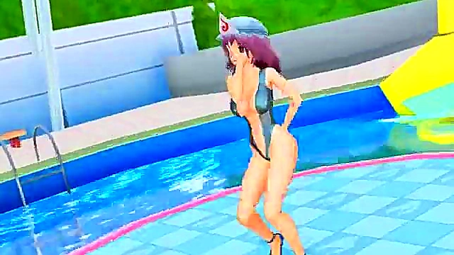 Touhou MMD Yuyu Dances Seductively in Anime Hentai Fantasy