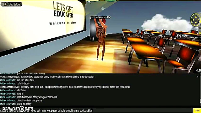 Anita School – 3D Anime Teen Seduces in Classroom for Game-Like Porn Action