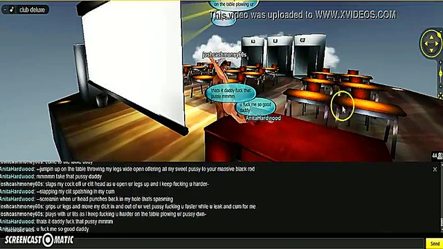 Anita School – 3D Anime Teen Seduces in Classroom for Game-Like Porn Action