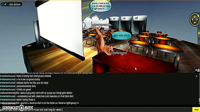 Anita School – 3D Anime Teen Seduces in Classroom for Game-Like Porn Action