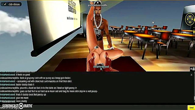 Anita School – 3D Anime Teen Seduces in Classroom for Game-Like Porn Action