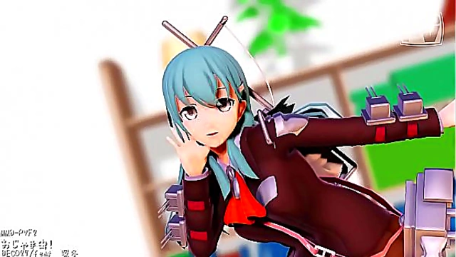 Japanese CG Anime Girl Gets Pleasured To Seductive Music