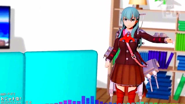 Japanese CG Anime Girl Gets Pleasured To Seductive Music