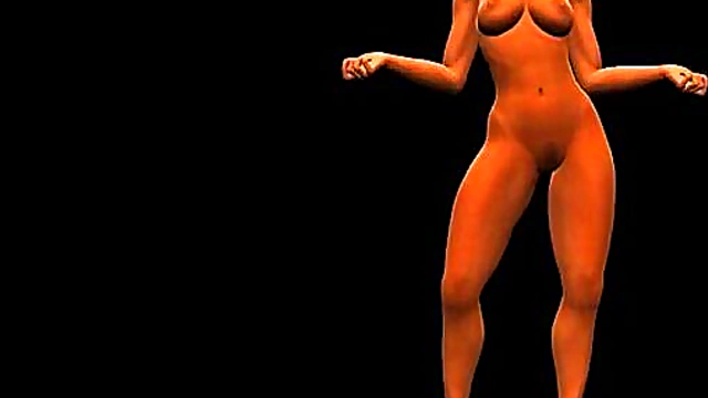 3D Hottie Dances Seductively in Anime Fantasy World