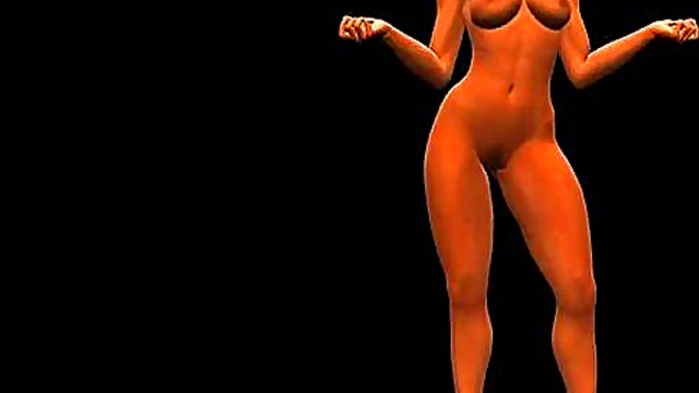 3D Hottie Dances Seductively in Anime Fantasy World