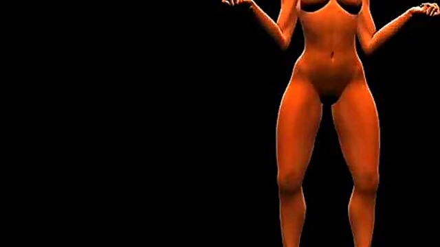 3D Hottie Dances Seductively in Anime Fantasy World