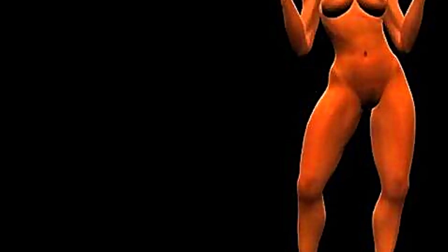 3D Hottie Dances Seductively in Anime Fantasy World