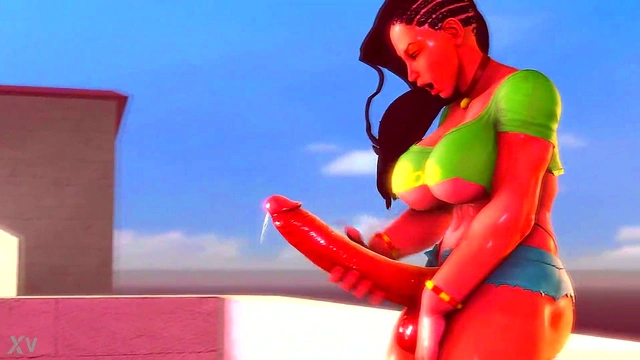 Futa Laura Shows Off Her Curves in Sexy 3D Hentai Solo Adventure