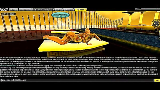 Alexis Faces DP Challenge In Steamy 3D Hentai Game Adventure