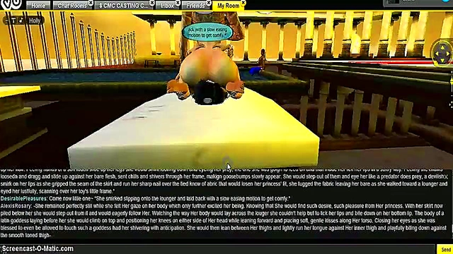 Alexis Faces DP Challenge In Steamy 3D Hentai Game Adventure