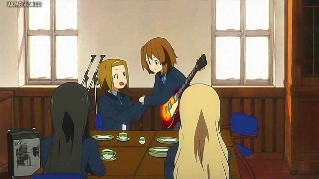 Anime Girls Band K-ON! Hot Music and Erotic Scenes