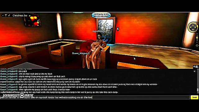 Purrfect X-Mas – 3D Anime Babe Seduces You in Festive Game Adventure