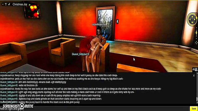 Purrfect X-Mas – 3D Anime Babe Seduces You in Festive Game Adventure