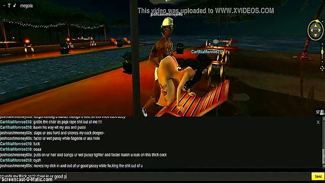 Carmiia Beach – 3D Anime Porn Game With IMVU Characters Getting Animated Action