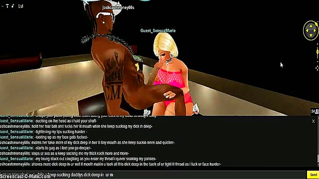 Sen Max Gives Intense 3D Anime Blowjob With Game-Like Graphics