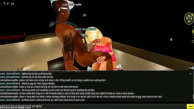 Sen Max Gives Intense 3D Anime Blowjob With Game-Like Graphics