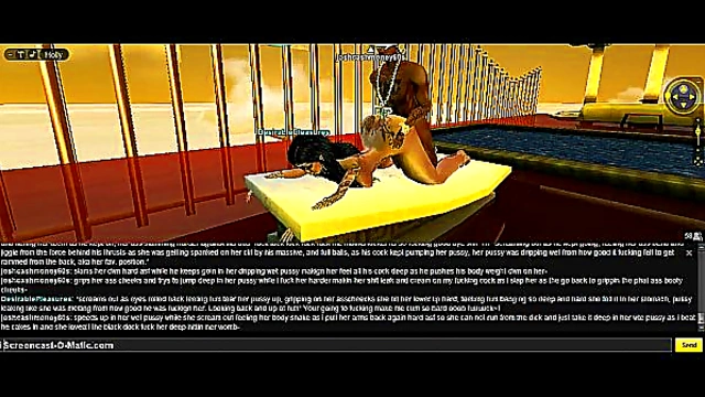 3D Anime Babe Gets DPG Greek Style In Exciting IMVU Game Adventure