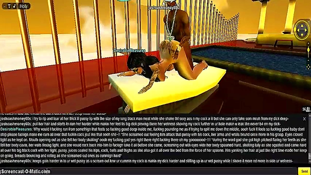 3D Anime Babe Gets DPG Greek Style In Exciting IMVU Game Adventure