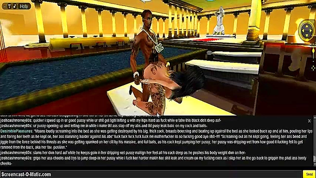 3D Anime Babe Gets DPG Greek Style In Exciting IMVU Game Adventure