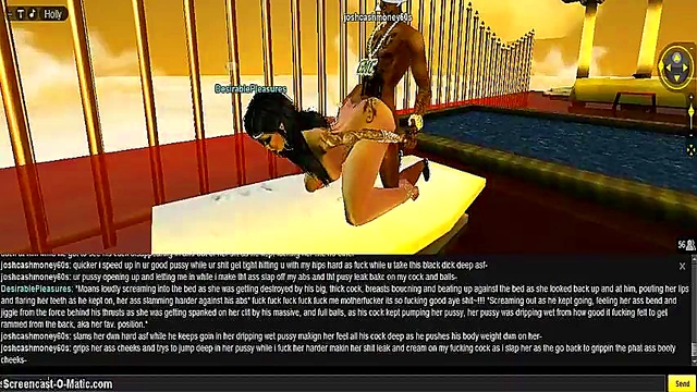 3D Anime Babe Gets DPG Greek Style In Exciting IMVU Game Adventure