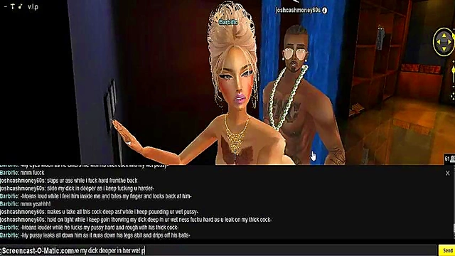 3D Anime Beauty Fucks Her Game Character for Intense Pleasure