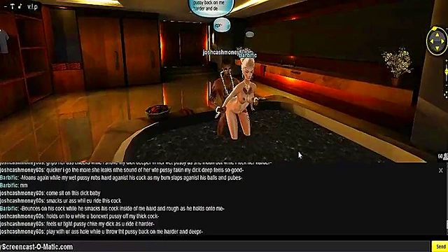 3D Anime Beauty Fucks Her Game Character for Intense Pleasure