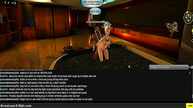 3D Anime Beauty Fucks Her Game Character for Intense Pleasure