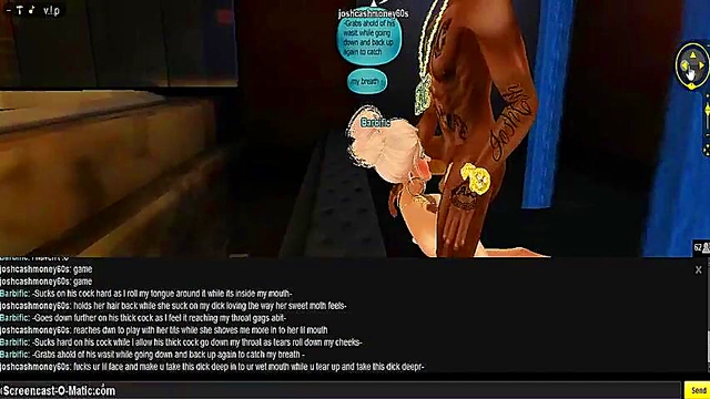 3D Anime Beauty Fucks Her Game Character for Intense Pleasure