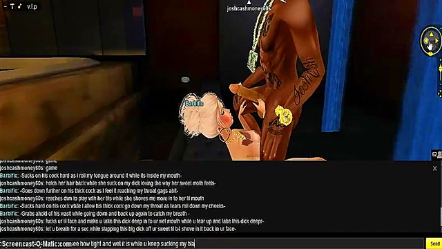 3D Anime Beauty Fucks Her Game Character for Intense Pleasure