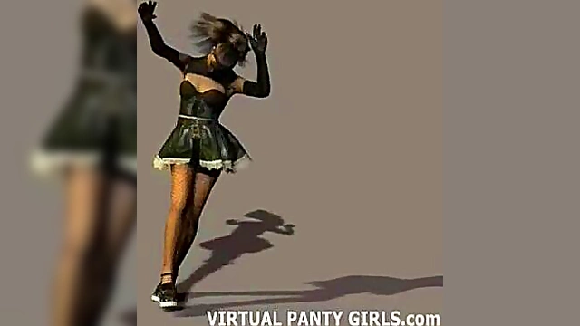 3D Anime Maid Teases in Tight Lingerie for Hardcore Blowjob Fun