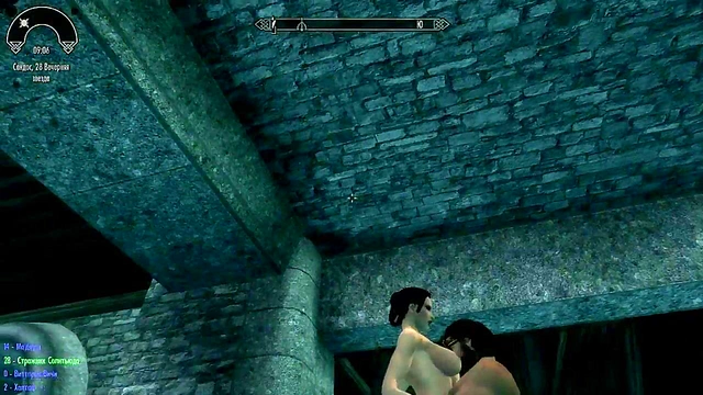 Skyrim 3D Cartoon Couple Engage in Steamy SexLab Session