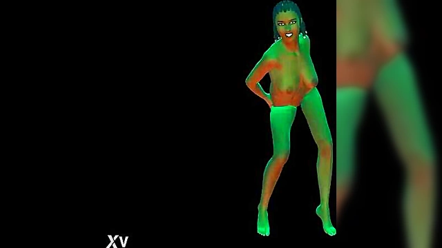 Horny Hottie Dances Seductively in 3D Anime Fantasy World