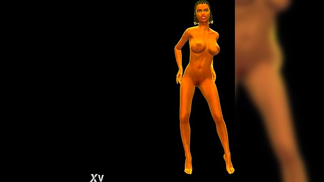 Horny Hottie Dances Seductively in 3D Anime Fantasy World