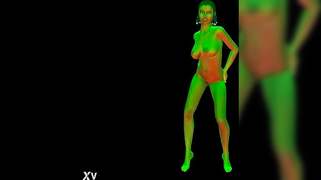 Horny Hottie Dances Seductively in 3D Anime Fantasy World