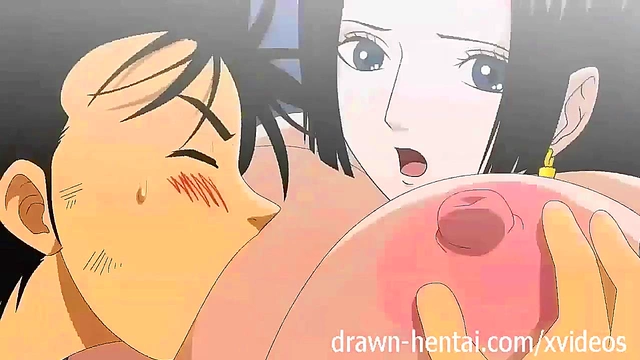 Boa Hancock Seduces Luffy in One Piece Hentai Parody