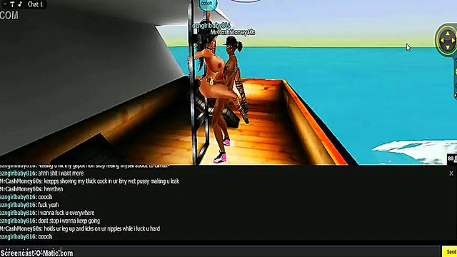 3D Cartoon Anime Chick Gets Wild In Game IMVU Adventure