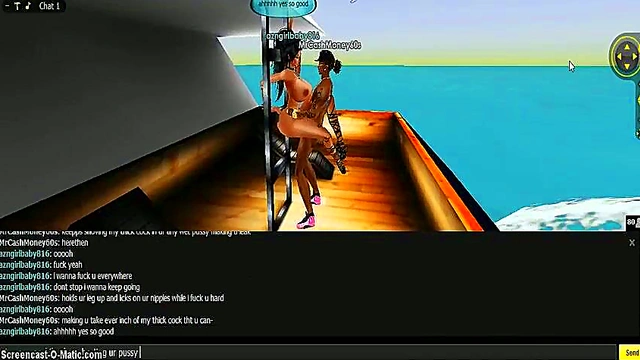 3D Cartoon Anime Chick Gets Wild In Game IMVU Adventure