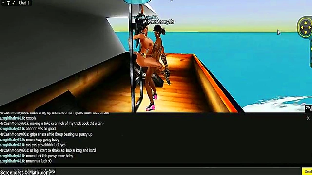 3D Cartoon Anime Chick Gets Wild In Game IMVU Adventure